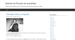 Desktop Screenshot of noticiasdepozuelo.com
